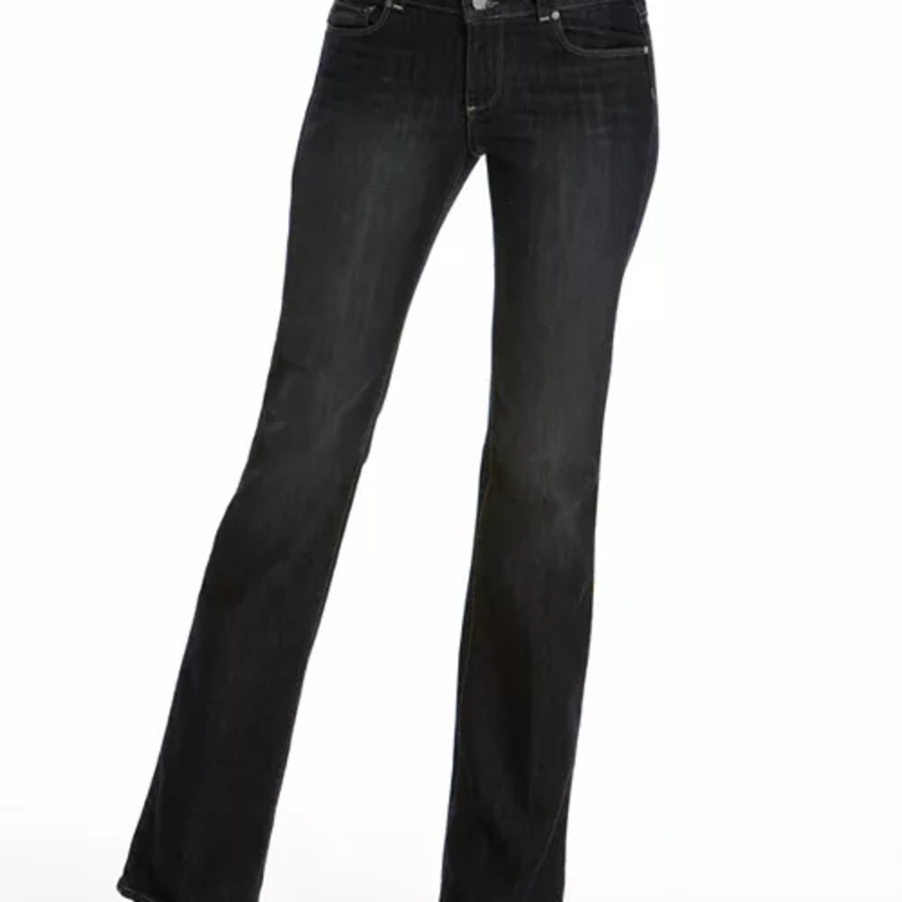 PAIGE Dark Blue Women's Hidden Hills Jeans